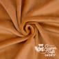 Preview: Plüschstoff Shorty uni 75x100cm fuchsbraun – Kullaloo